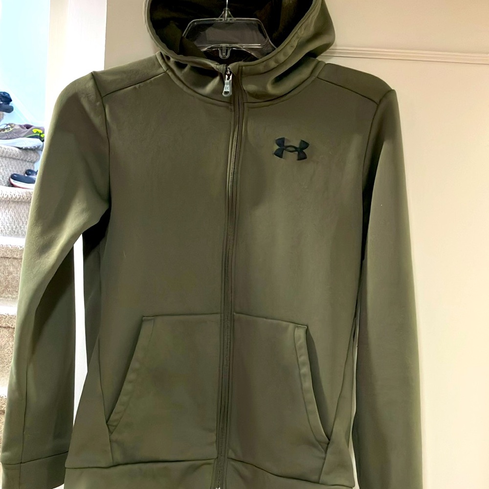 Underarmour green hoodie